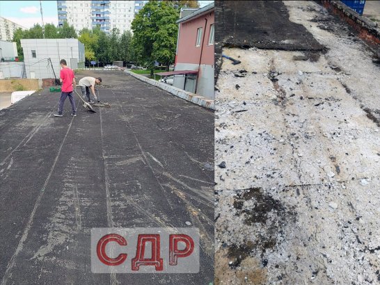 Старая крыша и ее демонтаж.