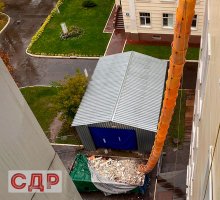 Демонтажные работы в больнице.