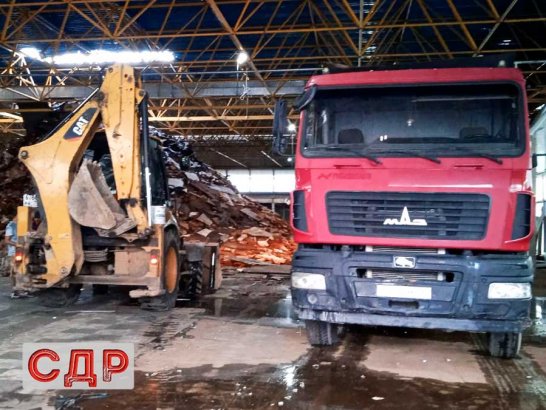 Погрузка и вывоз строительного мусора.